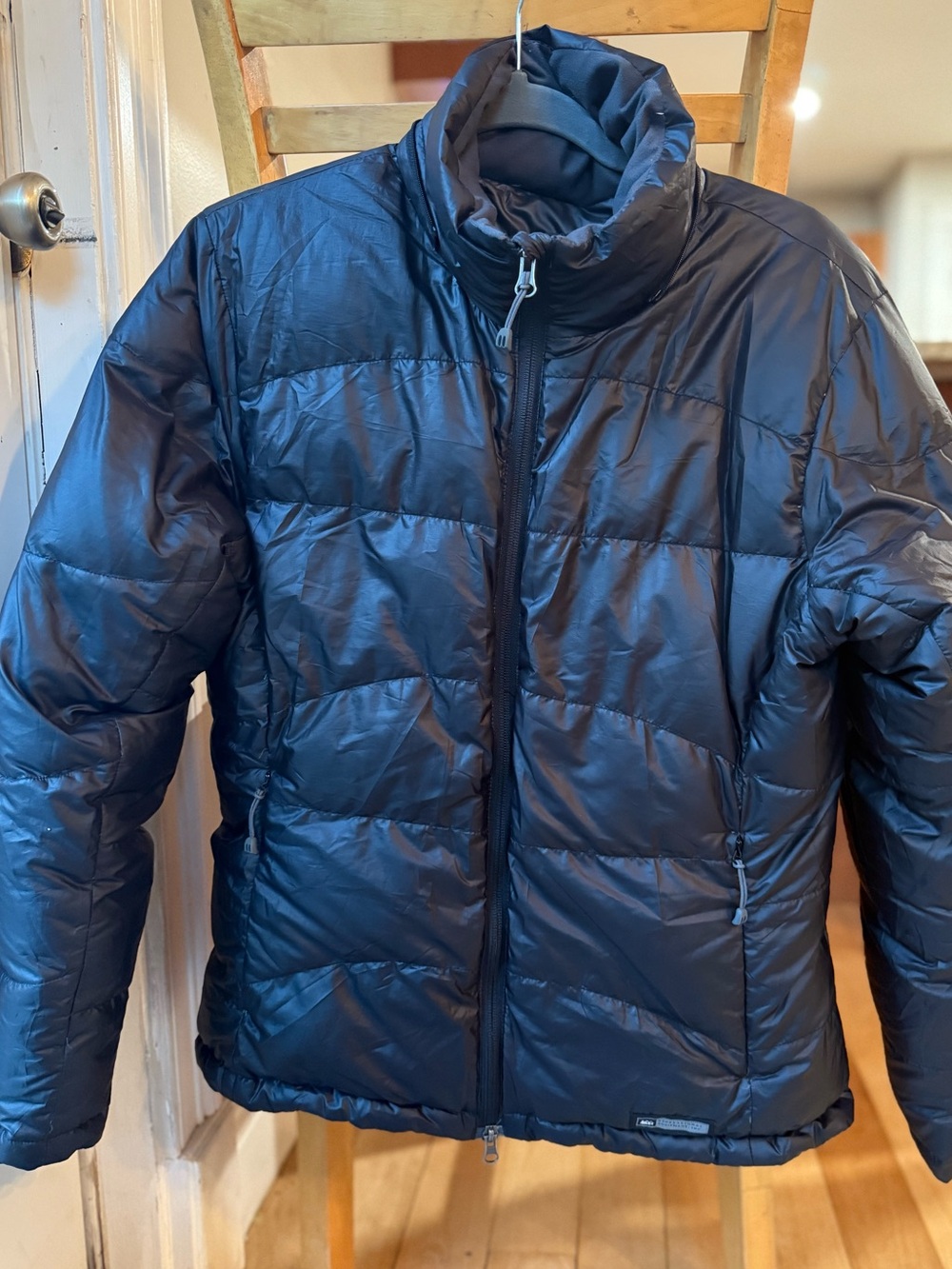 REI Woman's Black Quilted Insulated Puffer Jacket